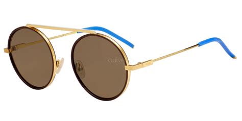 Fendi FF M0025/S 01Q/70 Sunglasses in Gold